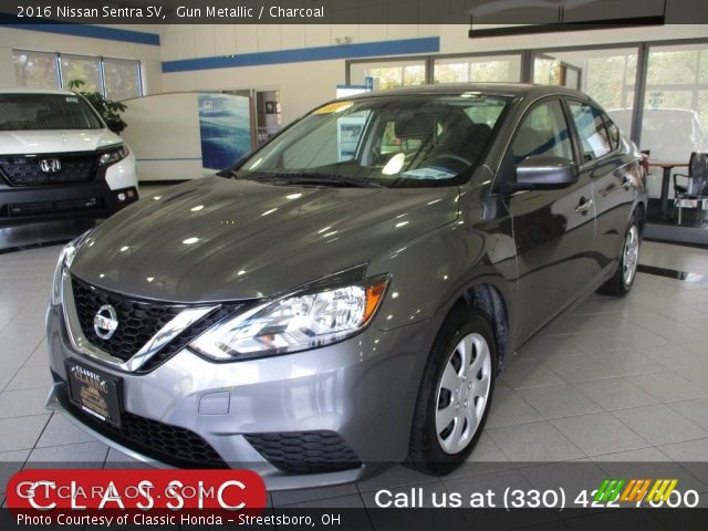 2016 Nissan Sentra SV in Gun Metallic