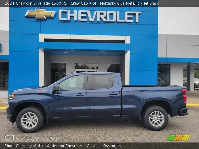 2021 Chevrolet Silverado 1500 RST Crew Cab 4x4 in Northsky Blue Metallic
