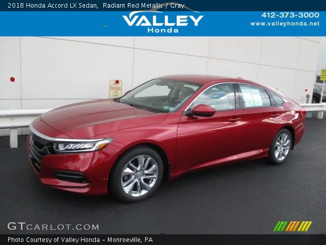 2018 Honda Accord LX Sedan in Radiant Red Metallic