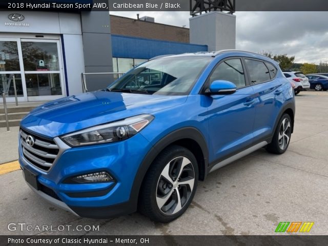 2018 Hyundai Tucson Sport AWD in Caribbean Blue