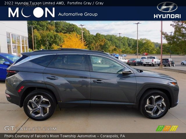 2022 Hyundai Tucson Limited AWD in Portofino Gray