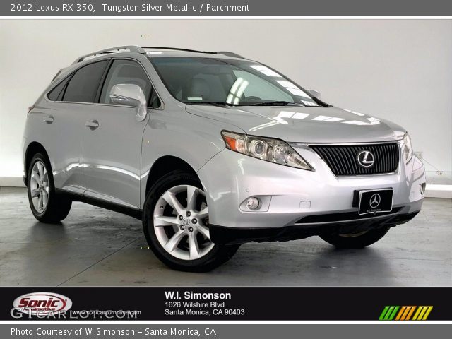 2012 Lexus RX 350 in Tungsten Silver Metallic