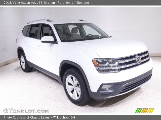 2018 Volkswagen Atlas SE 4Motion in Pure White
