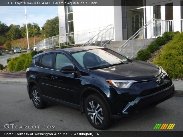 2018 Toyota RAV4 LE AWD in Galactic Aqua Mica