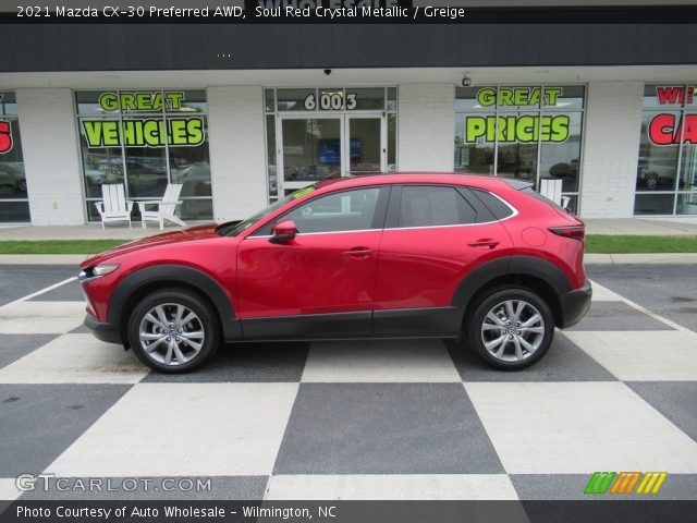 2021 Mazda CX-30 Preferred AWD in Soul Red Crystal Metallic