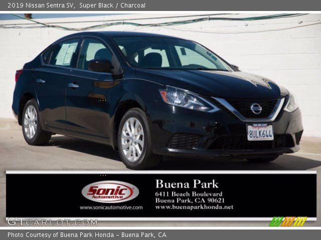 2019 Nissan Sentra SV in Super Black