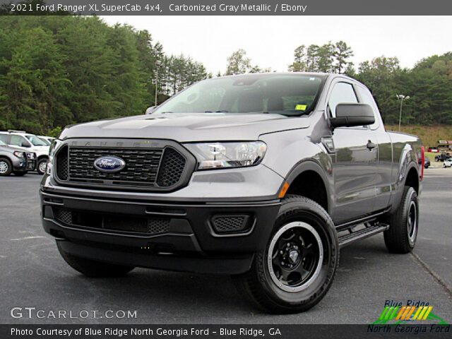 2021 Ford Ranger XL SuperCab 4x4 in Carbonized Gray Metallic