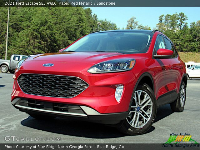 2021 Ford Escape SEL 4WD in Rapid Red Metallic