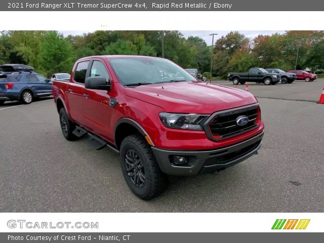 2021 Ford Ranger XLT Tremor SuperCrew 4x4 in Rapid Red Metallic