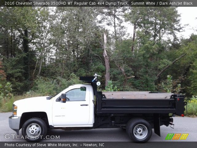 2016 Chevrolet Silverado 3500HD WT Regular Cab 4x4 Dump Truck in Summit White