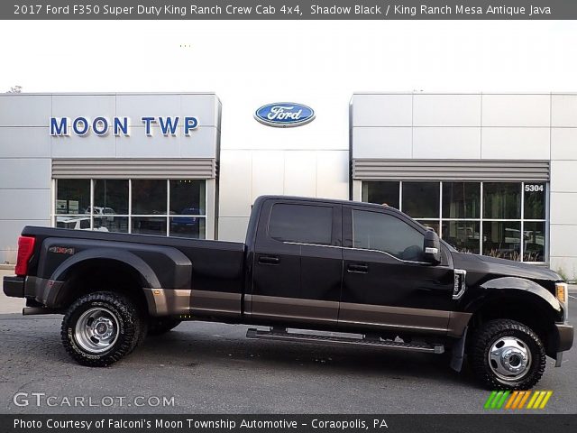 2017 Ford F350 Super Duty King Ranch Crew Cab 4x4 in Shadow Black