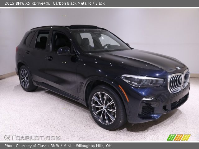 2019 BMW X5 xDrive40i in Carbon Black Metallic