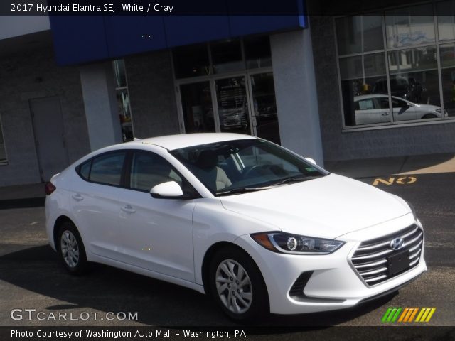 2017 Hyundai Elantra SE in White