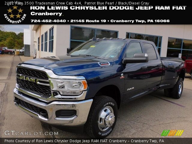 2022 Ram 3500 Tradesman Crew Cab 4x4 in Patriot Blue Pearl