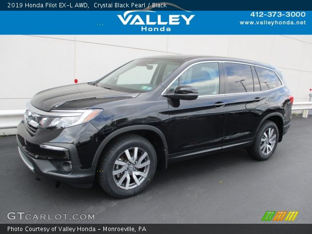 2019 Honda Pilot EX-L AWD in Crystal Black Pearl