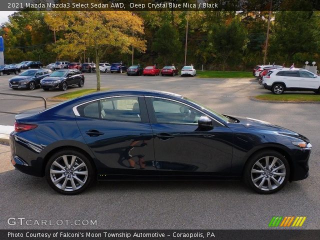 2021 Mazda Mazda3 Select Sedan AWD in Deep Crystal Blue Mica