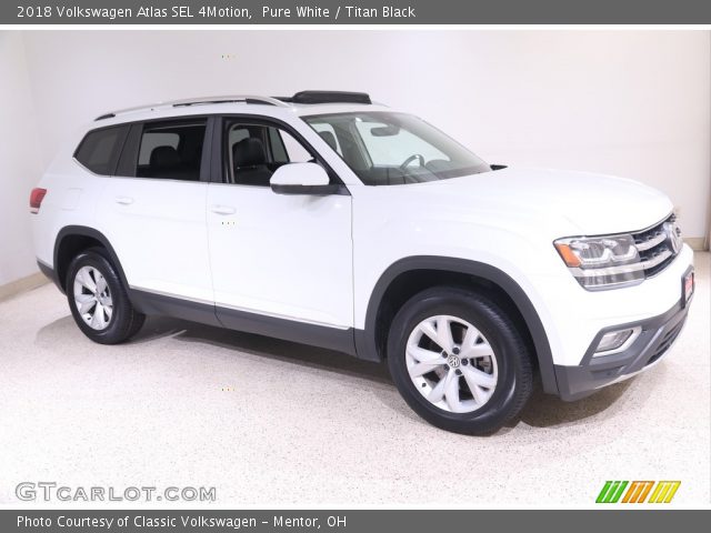 2018 Volkswagen Atlas SEL 4Motion in Pure White