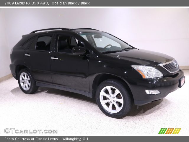 2009 Lexus RX 350 AWD in Obsidian Black