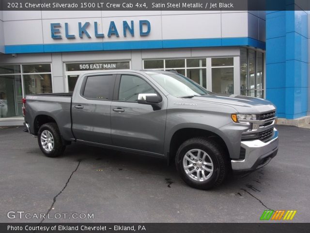 2021 Chevrolet Silverado 1500 LT Crew Cab 4x4 in Satin Steel Metallic