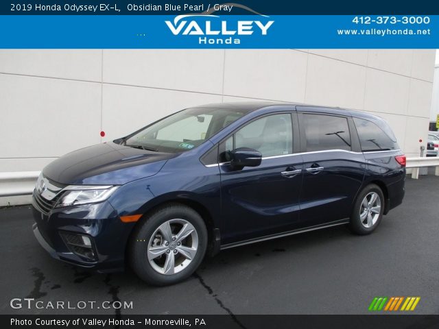 2019 Honda Odyssey EX-L in Obsidian Blue Pearl