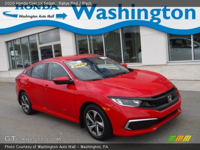 2020 Honda Civic LX Sedan in Rallye Red