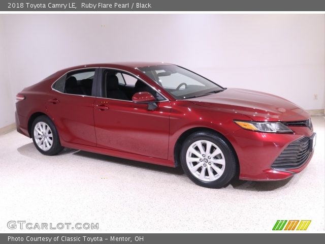 2018 Toyota Camry LE in Ruby Flare Pearl