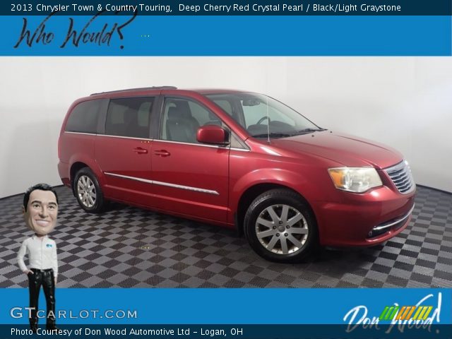2013 Chrysler Town & Country Touring in Deep Cherry Red Crystal Pearl