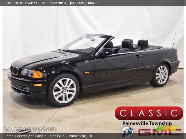 2003 BMW 3 Series 330i Convertible in Jet Black