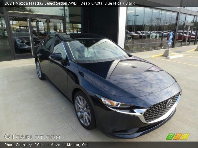 2021 Mazda Mazda3 Select Sedan AWD in Deep Crystal Blue Mica