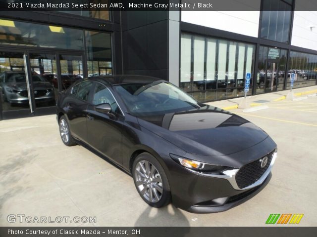 2021 Mazda Mazda3 Select Sedan AWD in Machine Gray Metallic