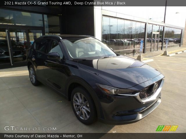 2021 Mazda CX-5 Grand Touring AWD in Deep Crystal Blue Mica