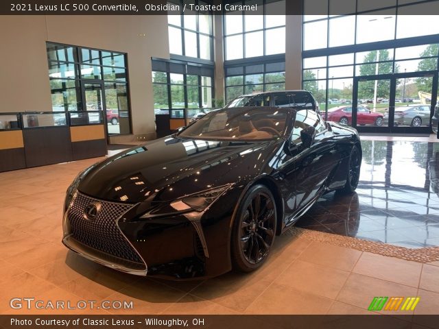 2021 Lexus LC 500 Convertible in Obsidian