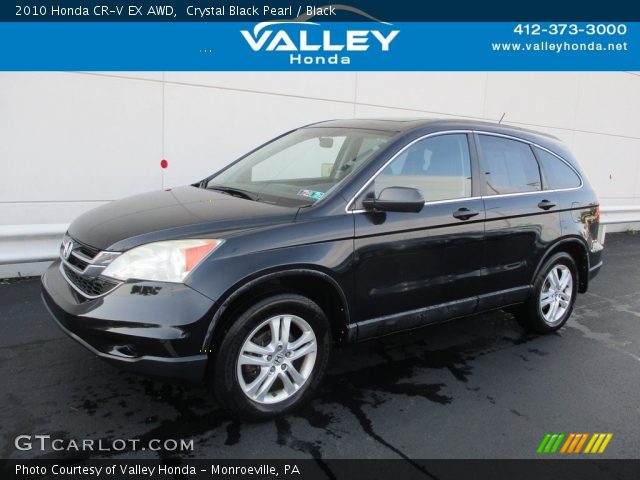 2010 Honda CR-V EX AWD in Crystal Black Pearl