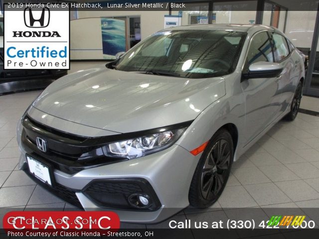 2019 Honda Civic EX Hatchback in Lunar Silver Metallic