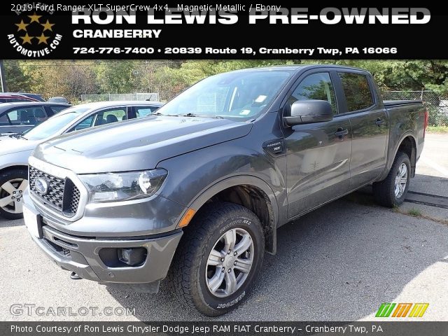 2019 Ford Ranger XLT SuperCrew 4x4 in Magnetic Metallic