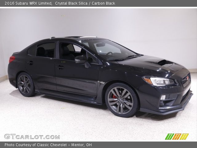 2016 Subaru WRX Limited in Crystal Black Silica