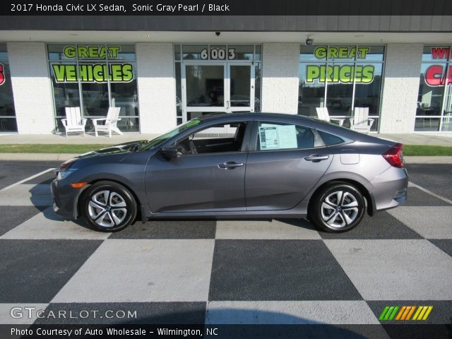 2017 Honda Civic LX Sedan in Sonic Gray Pearl