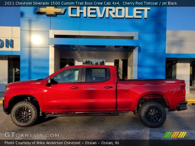2021 Chevrolet Silverado 1500 Custom Trail Boss Crew Cab 4x4 in Cherry Red Tintcoat