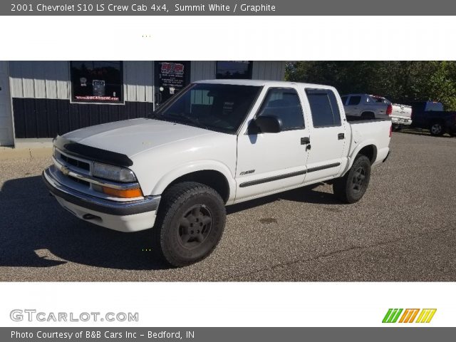 2001 Chevrolet S10 LS Crew Cab 4x4 in Summit White