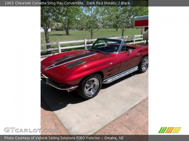 1963 Chevrolet Corvette Sting Ray Convertible in Dark Red Metallic