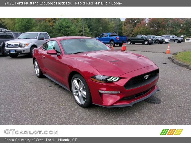 2021 Ford Mustang EcoBoost Fastback in Rapid Red Metallic