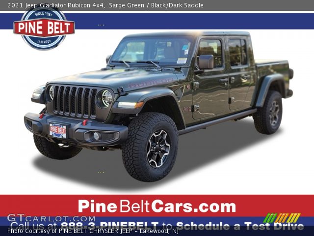 2021 Jeep Gladiator Rubicon 4x4 in Sarge Green