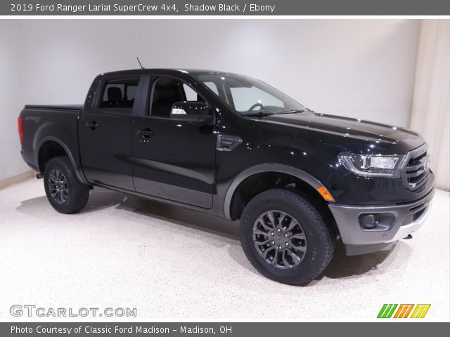 2019 Ford Ranger Lariat SuperCrew 4x4 in Shadow Black