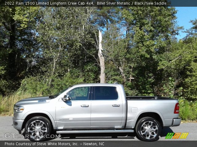 2022 Ram 1500 Limited Longhorn Crew Cab 4x4 in Billet Silver Metallic