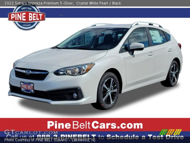 2022 Subaru Impreza Premium 5-Door in Crystal White Pearl