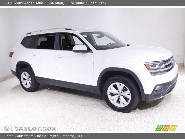 2018 Volkswagen Atlas SE 4Motion in Pure White