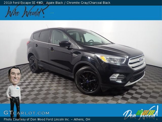 2019 Ford Escape SE 4WD in Agate Black