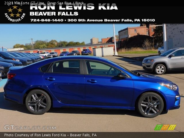 2021 Kia Forte GT-Line in Deep Sea Blue