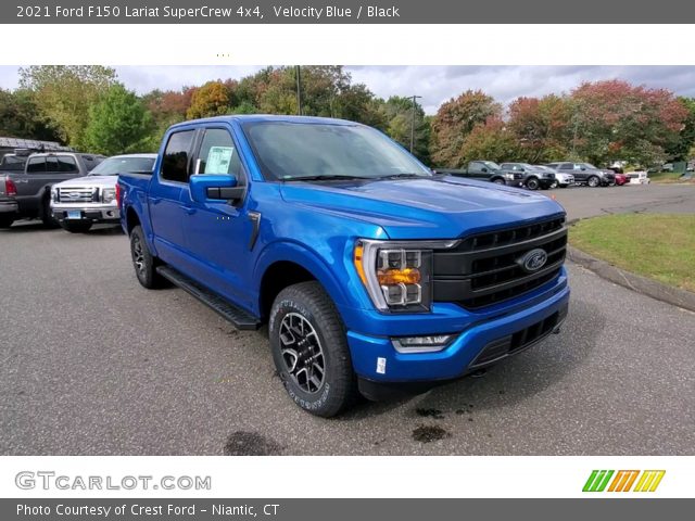 2021 Ford F150 Lariat SuperCrew 4x4 in Velocity Blue