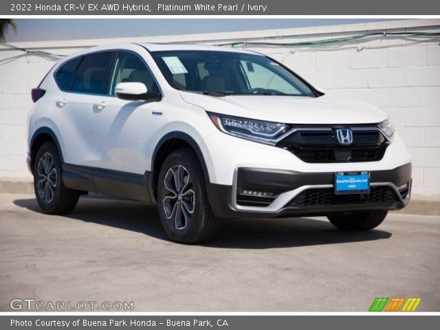 2022 Honda CR-V EX AWD Hybrid in Platinum White Pearl